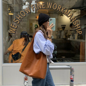 New Korea Ins Senior Texture Of Large Capacity Shoulder Tote Bag