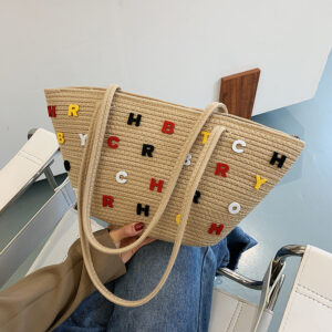 New Tide Woven Messenger Bag