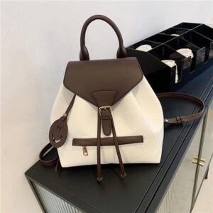 Alternative view of Bag Female Backpack Large Capacity Color Bump Student School Bag