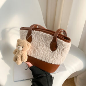Fashion New Plush All-match One-shoulder Armpit Bag