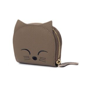 Alternative view of Women's Leather Card Holder Sweet Cartoon Pendant
