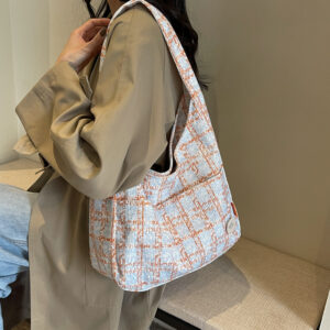 Alternative view of Large Capacity Women's Knitted Woven Bag