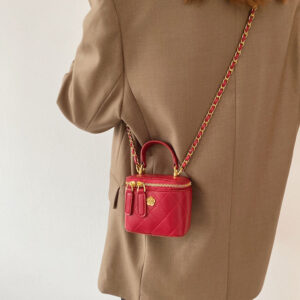 Alternative view of Mini Lipstick Small Bag Camellia Chain Box Handbag Shoulder Messenger Bag For Women