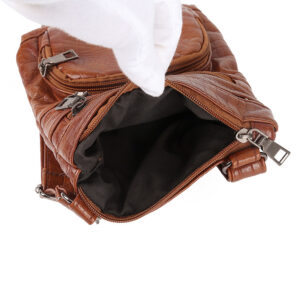 Alternative view of Women's Fashion Retro Soft Leather Shoulder Messenger Bag