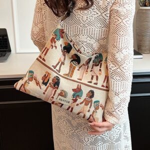 Alternative view of Pharaoh Underarm Bag New Chinese Texture Large Capacity Cloth Bag