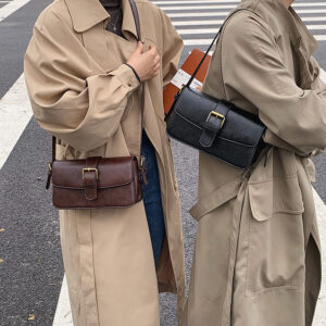 Women's Vintage Simple And Versatile Single Shoulder Crossbody Bag