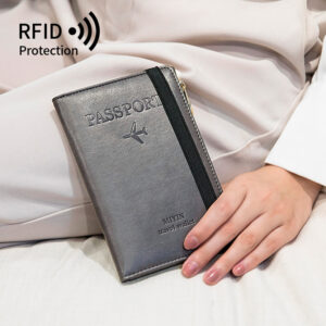 Alternative view of Multifunctional Passport Document Bag Ultra-thin RFID Passport Wallet