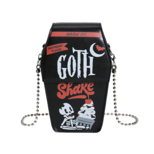 Alternative view of Coffin Board Gothic Style Bag For Women New Niche Spoof Dark Skull All-match
