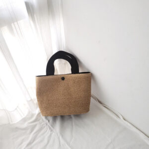 Alternative view of Elegant Ladies Straw Woven Handbag