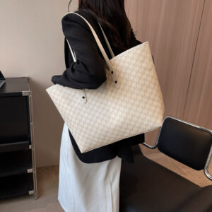Alternative view of Simple Casual Commuting Tote Bag Fashion High Capacity Shoulder Bag Handbag