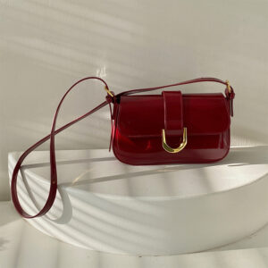 High-grade Patent Leather Shiny Bag Women's Retro