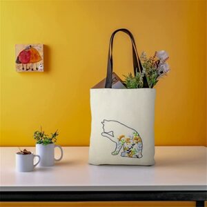 Canvas Bag Embroidered Diy Material Bag Kit