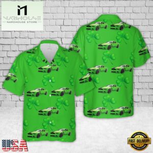 2013 Ford Mustang Boss 302 - Gotta Have It Green St Patrick's Day Hawaiian Shirt