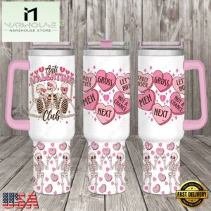 Anti Valentine Club Stainless Steel Tumbler 40Oz With Handle