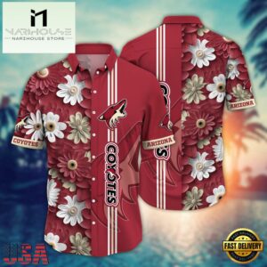 Arizona Coyotes NHL Red Hawaiian Shirt