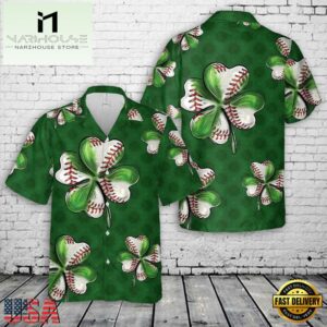 Baseball St. Patrick's Day Hawaiian Shirt