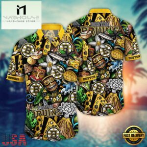 Boston Bruins NHL Hawaiian Shirt
