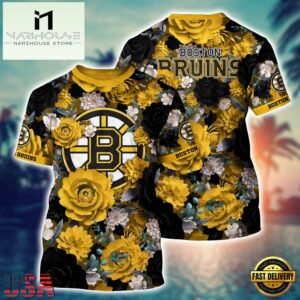 Boston Bruins NHL Summer 3D Unisex T Shirt