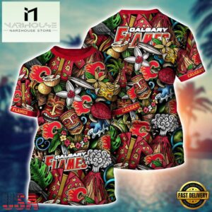 Calgary Flames NHL 3D Unisex T Shirt