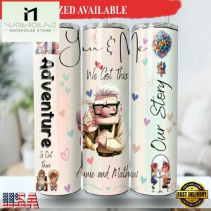 Carl And Ellie Valentine's Day Tumbler Valentine Tumbler