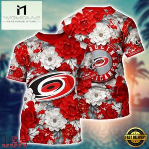 Carolina Hurricanes NHL Summer 3D Unisex T Shirt