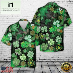 Celtic Shamrock St Patrick's Day Hawaiian Shirt