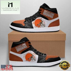 Cleveland Browns NFL Orange JD1 Boot Sneakers Shoes
