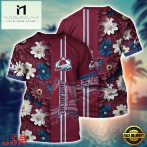 Colorado Avalanche NHL 3D Unisex T Shirt Team