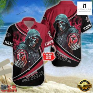 Custom Name Atlanta Falcons NFL Hawaiian Shirt