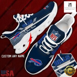 Custom Name Buffalo Bills NFL Sport Max Soul Shoes