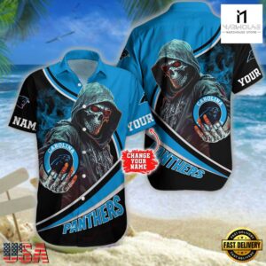Custom Name Carolina Panthers NFL Hawaiian Shirt