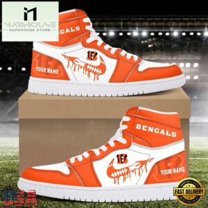 Custom Name Cincinnati Bengals Air Jordan 1 Shoes