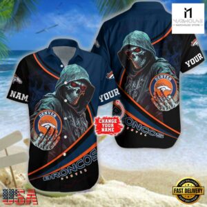 Custom Name Denver Broncos NFL Hawaiian Shirt