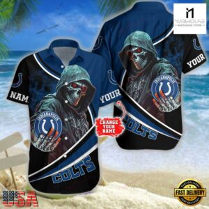 Custom Name Indianapolis Colts NFL Hawaiian Shirt