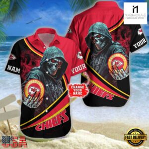 Custom Name Kansas City Chiefs NFL Hawaiian Shirt