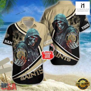 Custom Name New Orleans Saints NFL Hawaiian Shirt