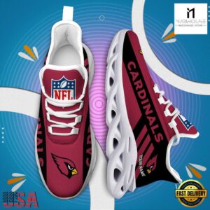 Custom Name NFL Arizona Cardinals Max Soul Shoes Gift For Fans