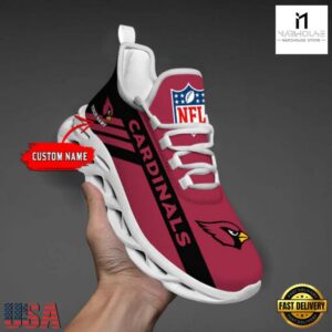 Custom Name NFL Arizona Cardinals Max Soul Shoes Gift For Fans