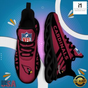 Custom Name NFL Arizona Cardinals Max Soul Shoes Gift For Fans