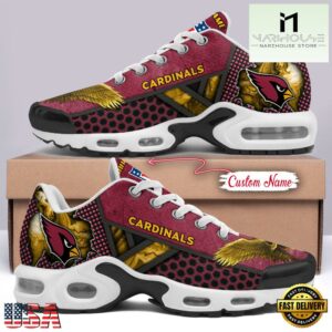 Custom Name NFL Arizona Cardinals Skull Air Max Plus Shoes