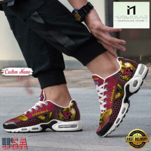 Custom Name NFL Arizona Cardinals Skull Air Max Plus Shoes