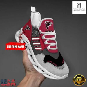 Custom Name NFL Atlanta Falcons Clunky Sport Max Soul Shoes