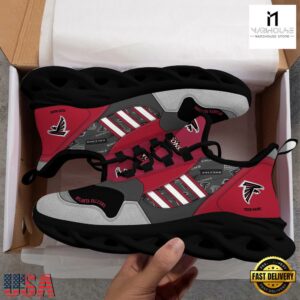 Custom Name NFL Atlanta Falcons Clunky Sport Max Soul Shoes