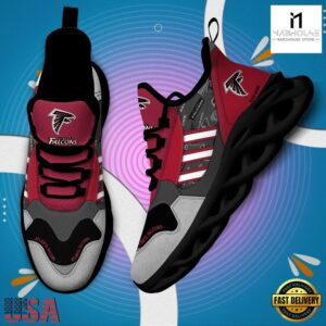 Custom Name NFL Atlanta Falcons Clunky Sport Max Soul Shoes