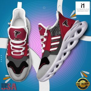 Custom Name NFL Atlanta Falcons Clunky Sport Max Soul Shoes