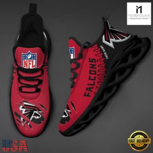 Custom Name NFL Atlanta Falcons Max Soul Shoes