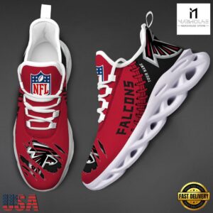 Custom Name NFL Atlanta Falcons Max Soul Shoes