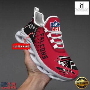 Custom Name NFL Atlanta Falcons Max Soul Shoes