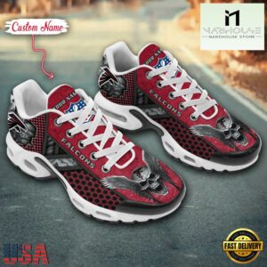 NFL Atlanta Falcons Skull Custom Air Max Plus Shoes 7 Custom Name NFL Atlanta Falcons Skull Air Max Plus Shoes