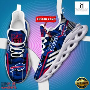 Custom Name NFL Buffalo Bills Clunky Max Soul Shoes